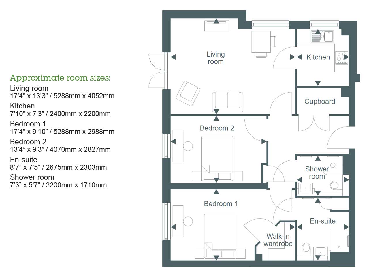 4, Warlingham floorplan