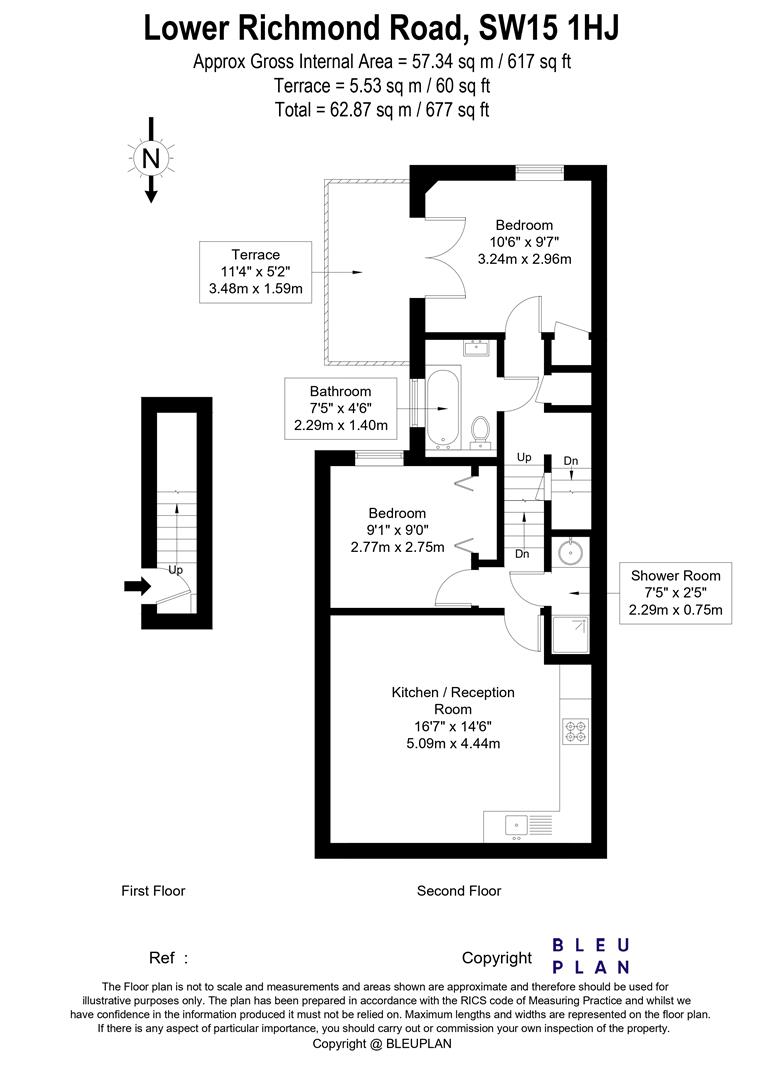197b, Lower Richmond Road, Putney floorplan
