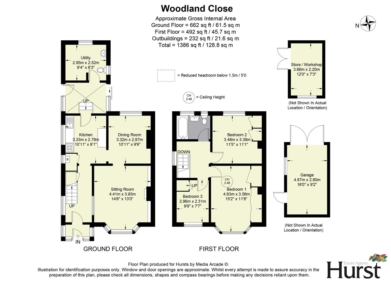 Woodland Close, High HP12, 3 bedroom semidetached house for