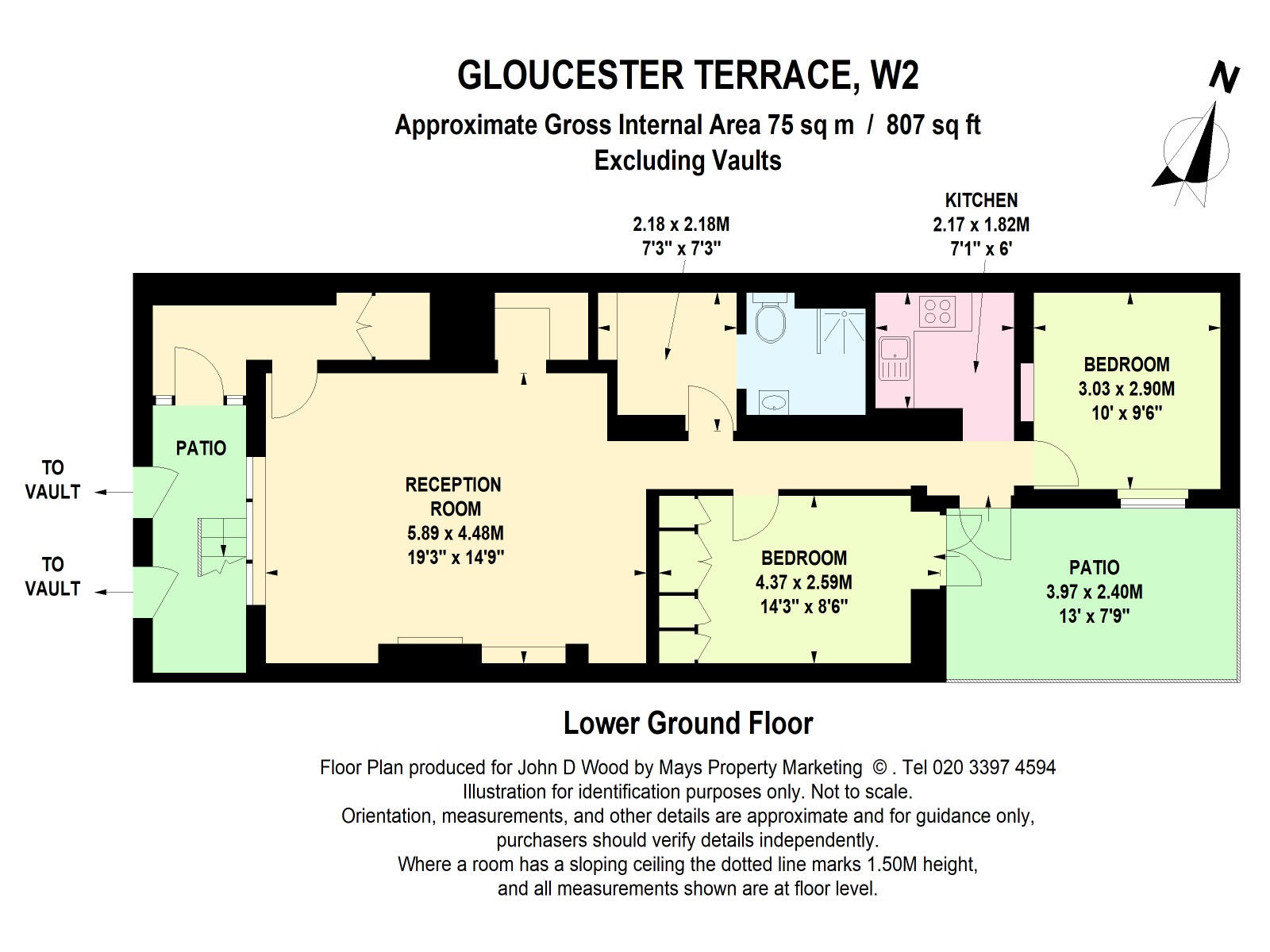 30a, Gloucester Terrace, London floorplan
