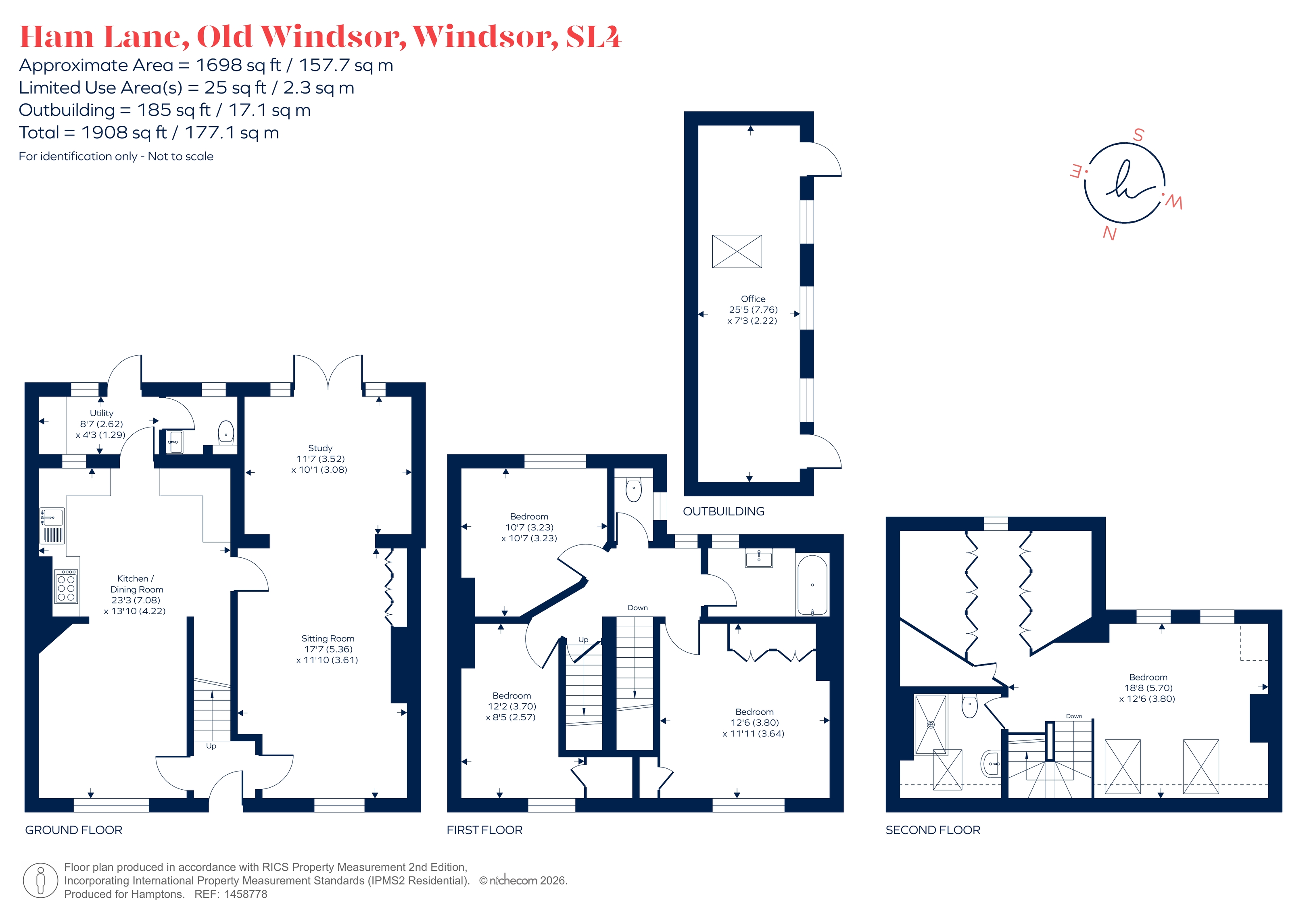 2 Manor Cottages, Ham Lane, Windsor floorplan