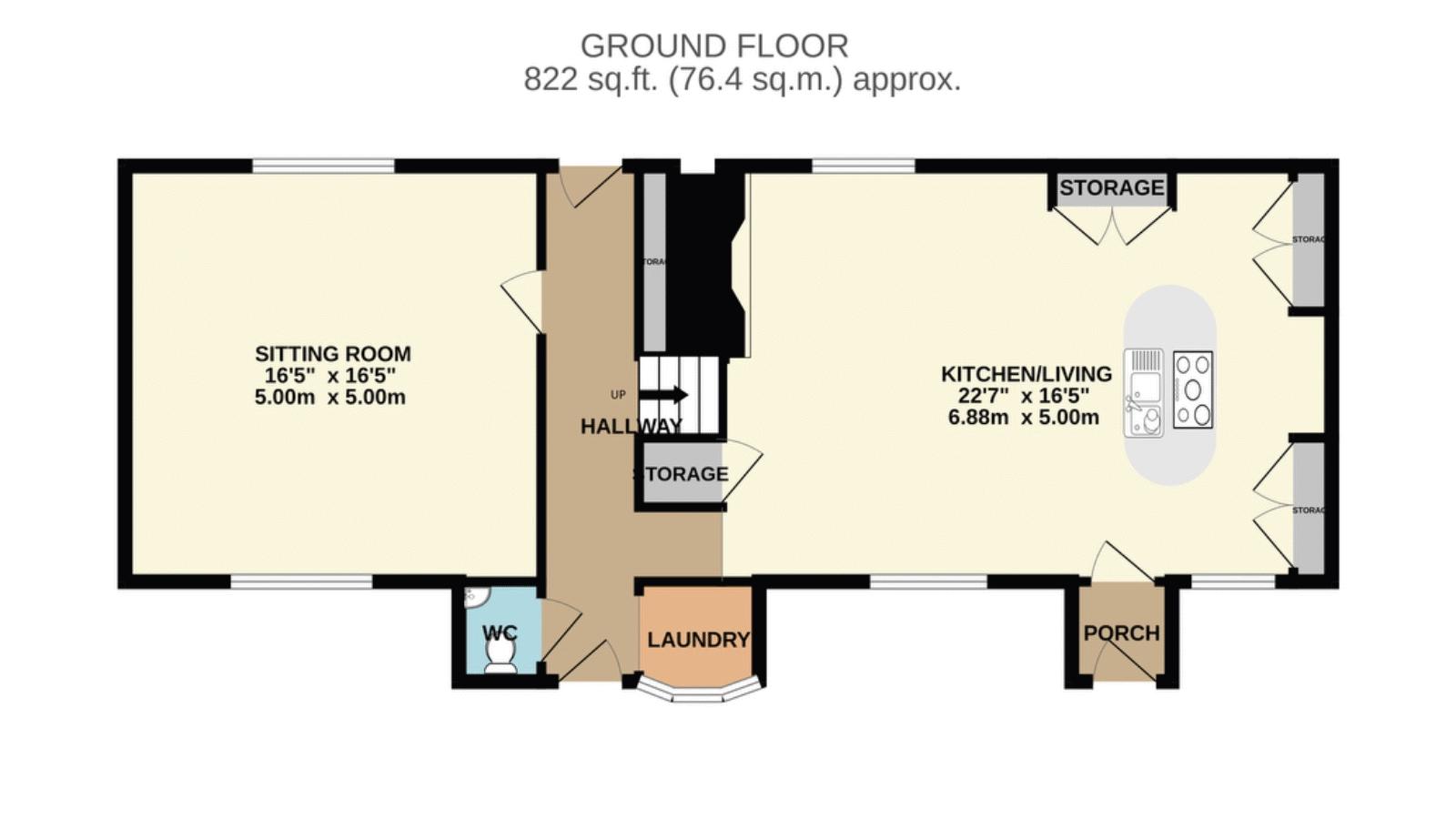 Barton Farmhouse, Sturminster Newton floorplan