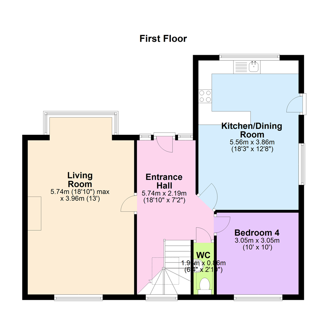 9, Woodridge, Ballynahinch floorplan