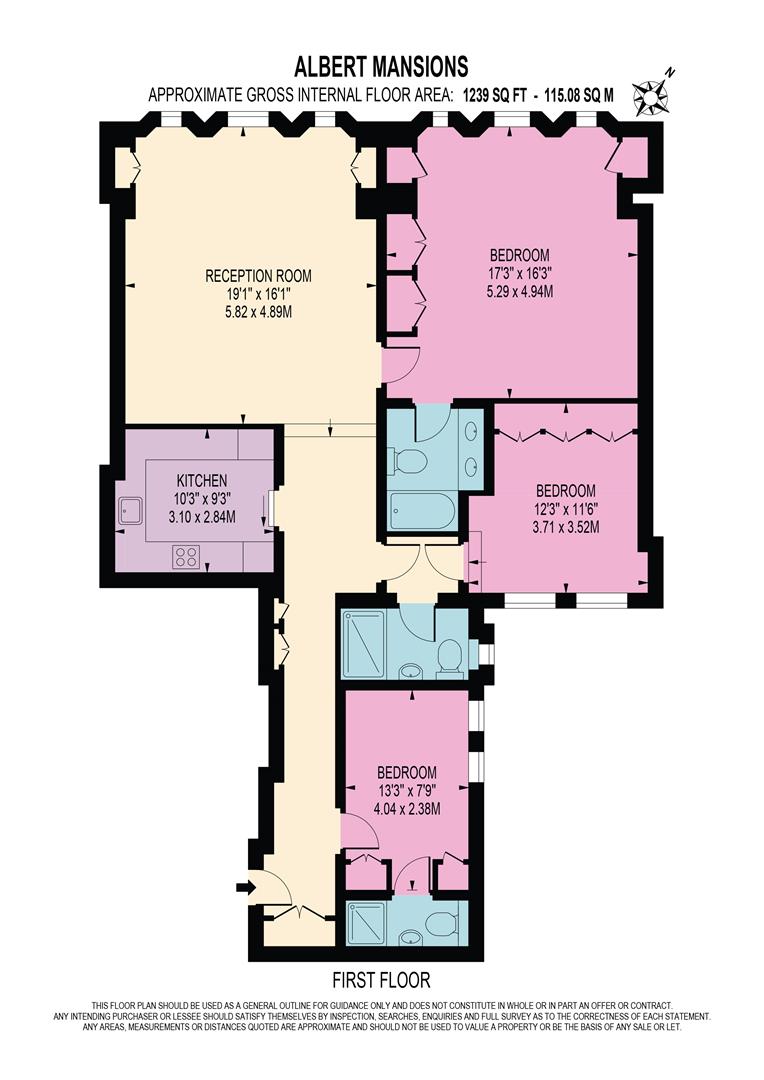 Kensington Gore, Kensington floorplan