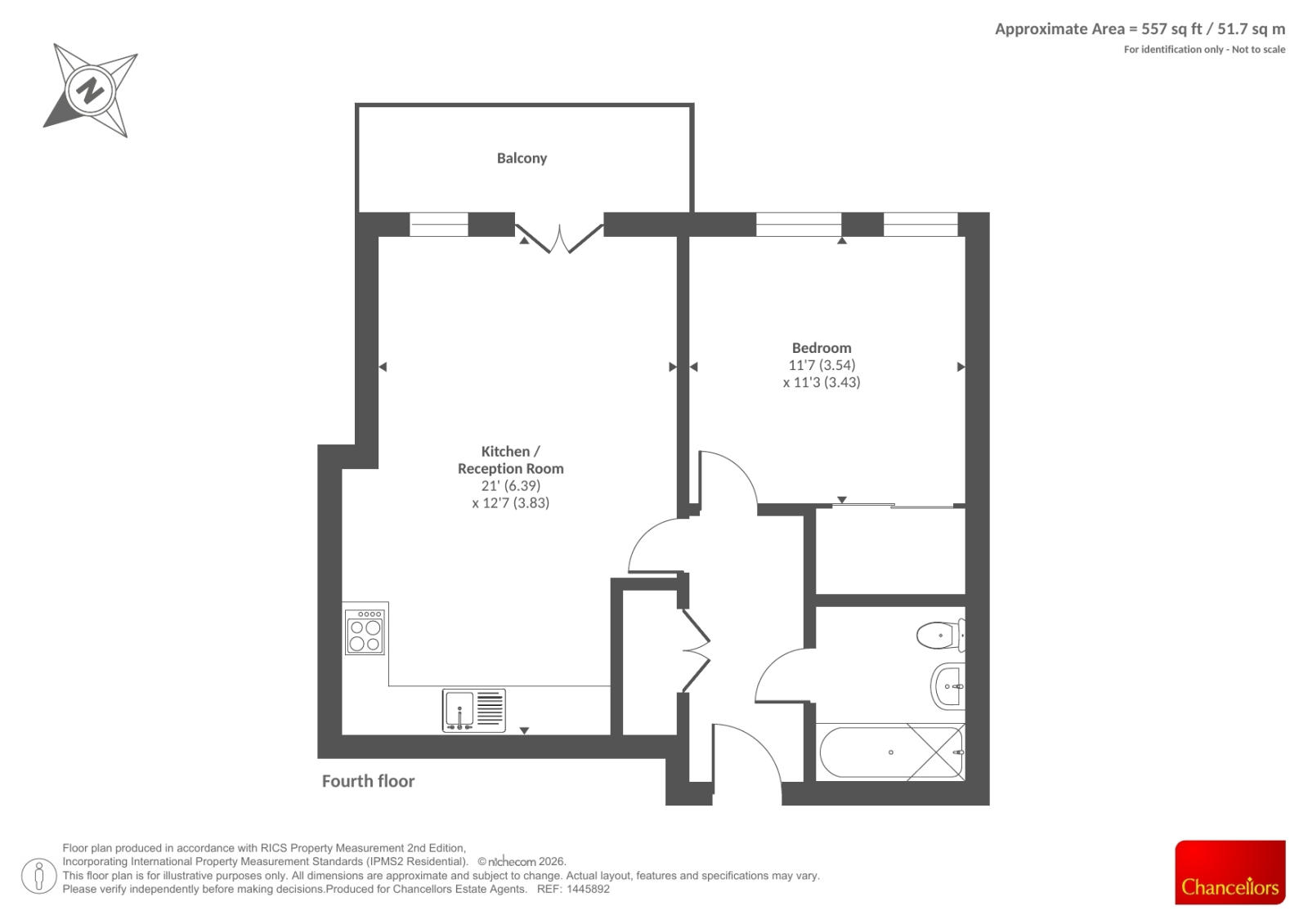 35%, Longcross, Chertsey floorplan