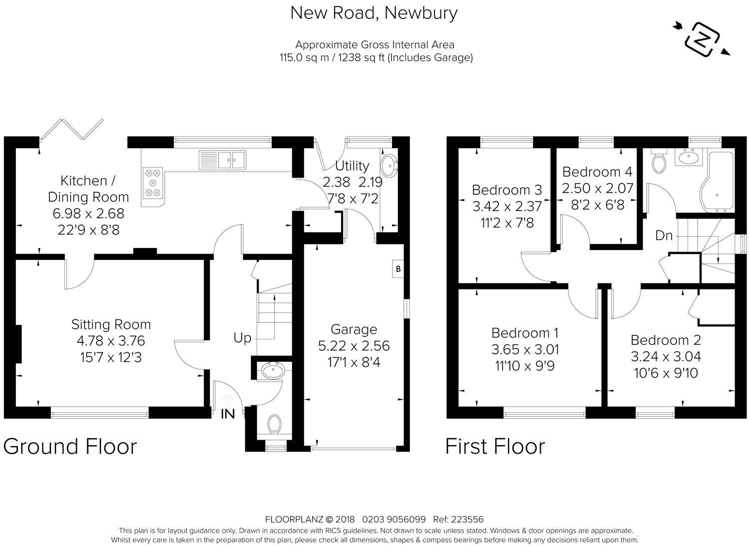 4 Bedrooms Detached house for sale in New Road, Newbury, Berkshire RG14