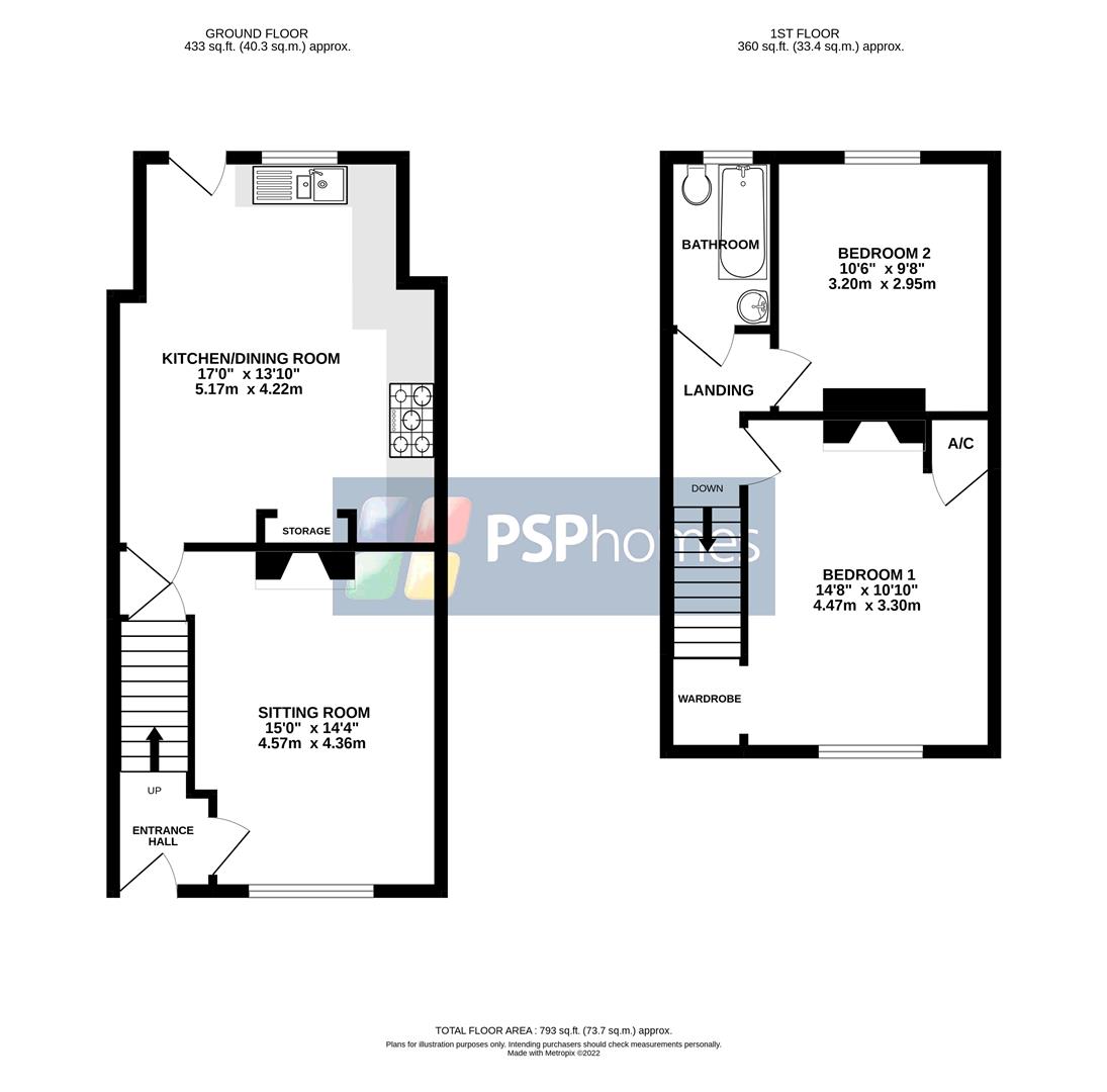 London Road, Burgess Hill RH15, 2 bedroom terraced house for sale