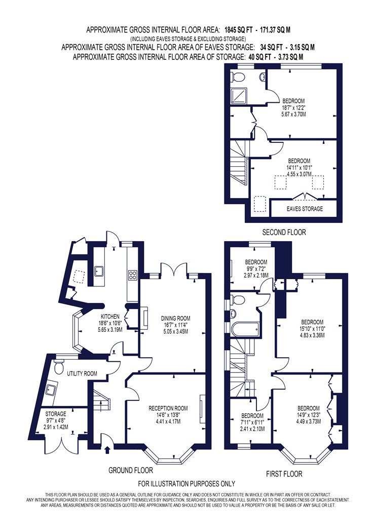 1, Shaftesbury Road, Beckenham floorplan