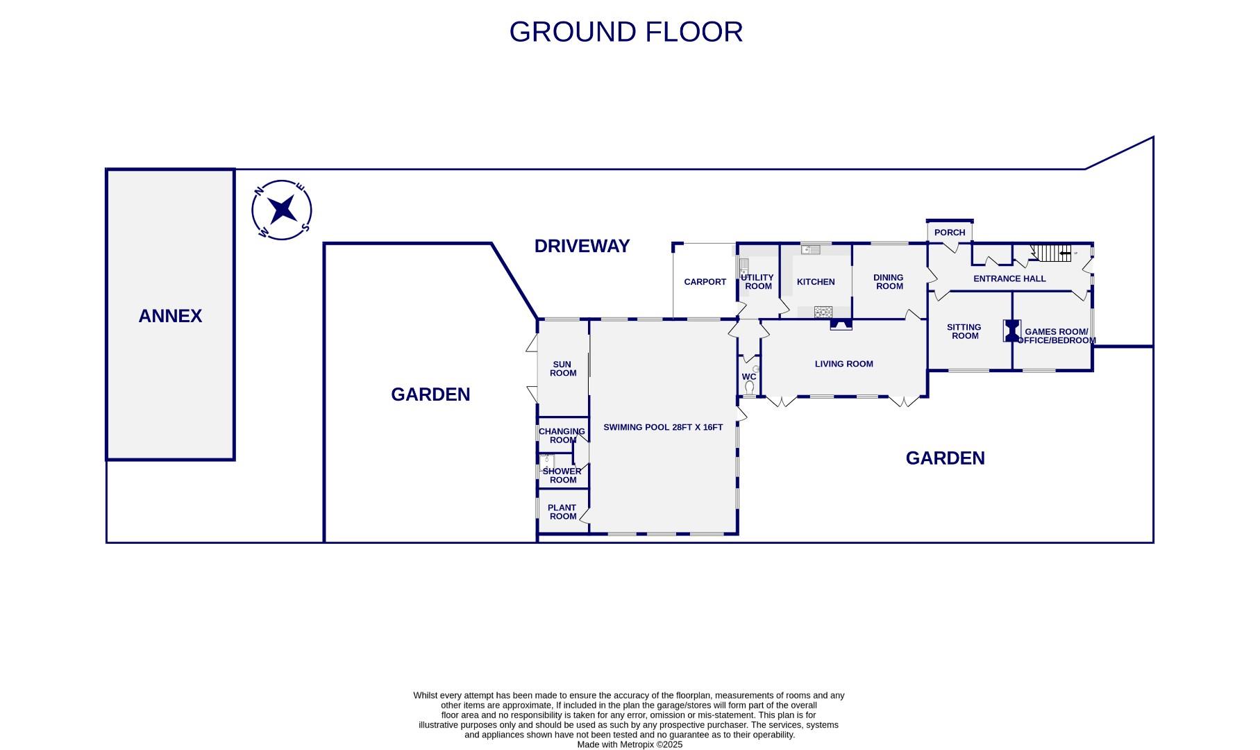 Meadowville, Grimston Bar, York floorplan