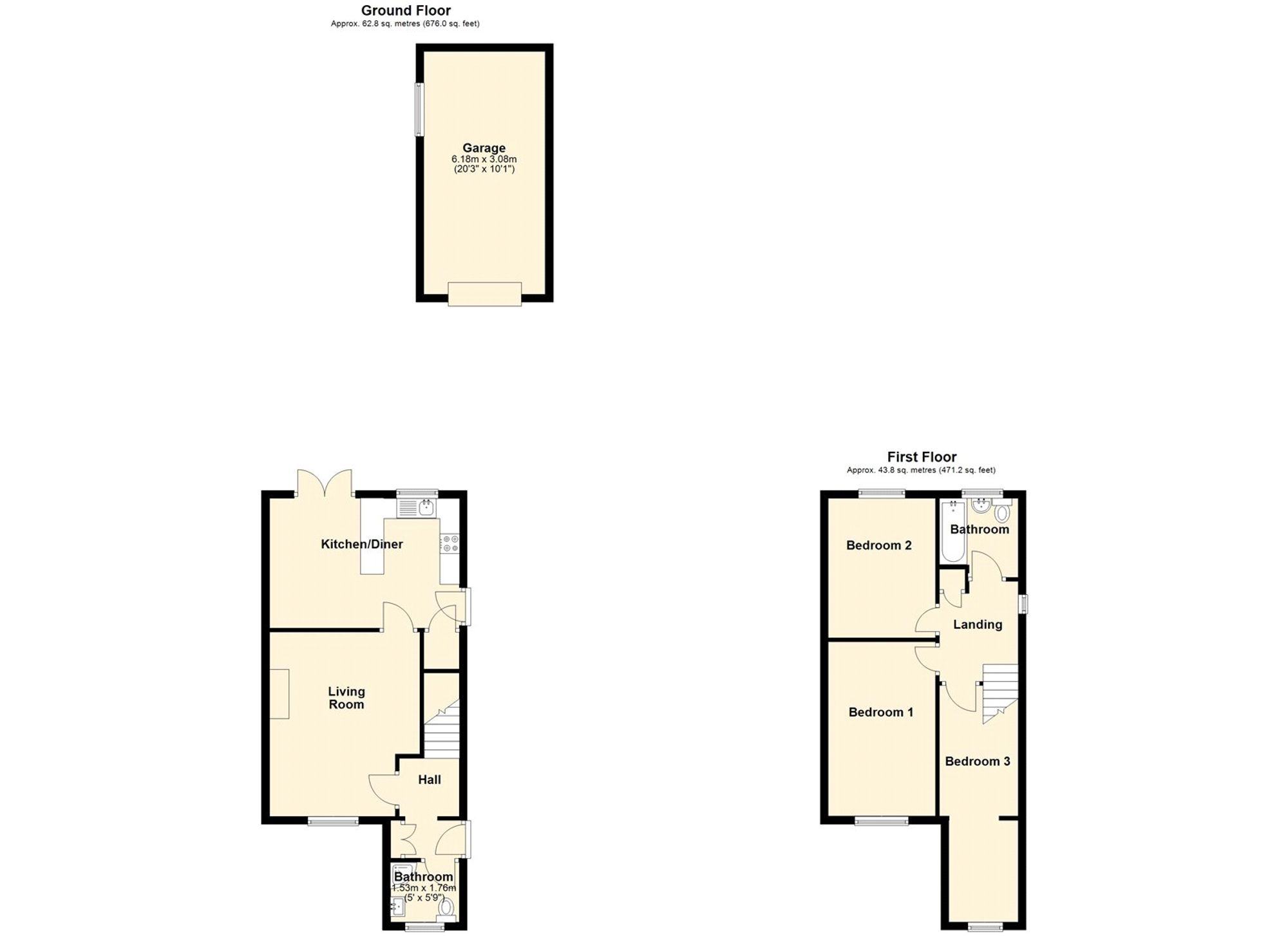 8 The Birches, Doncaster floorplan