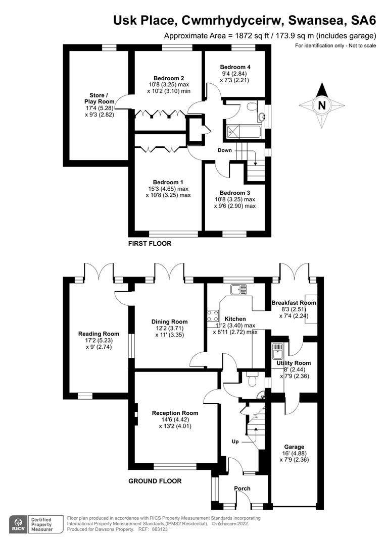 Usk Place, Parc Gwernfadog, Morriston, Swansea SA6, 4 bedroom detached