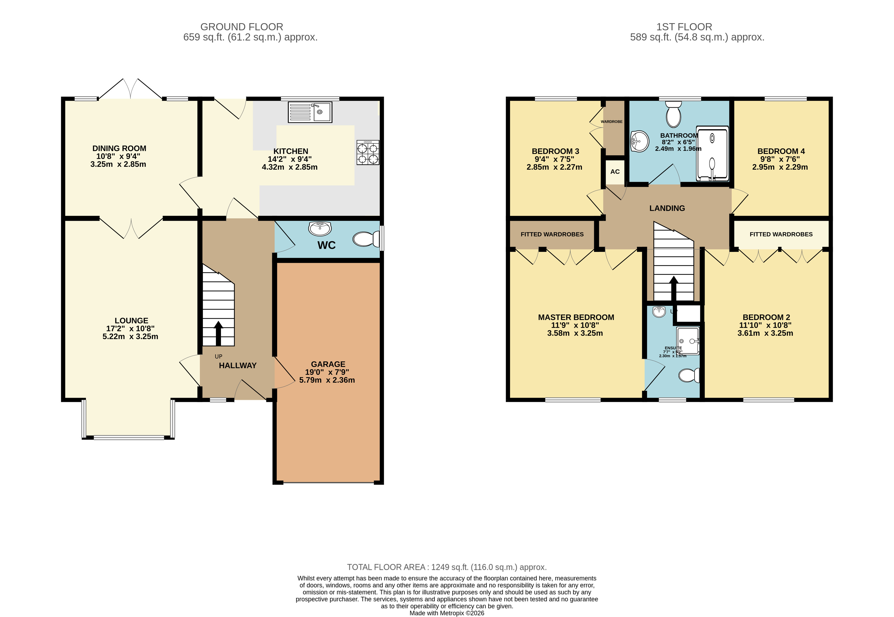 51, Copthorne, Bedfordshire floorplan