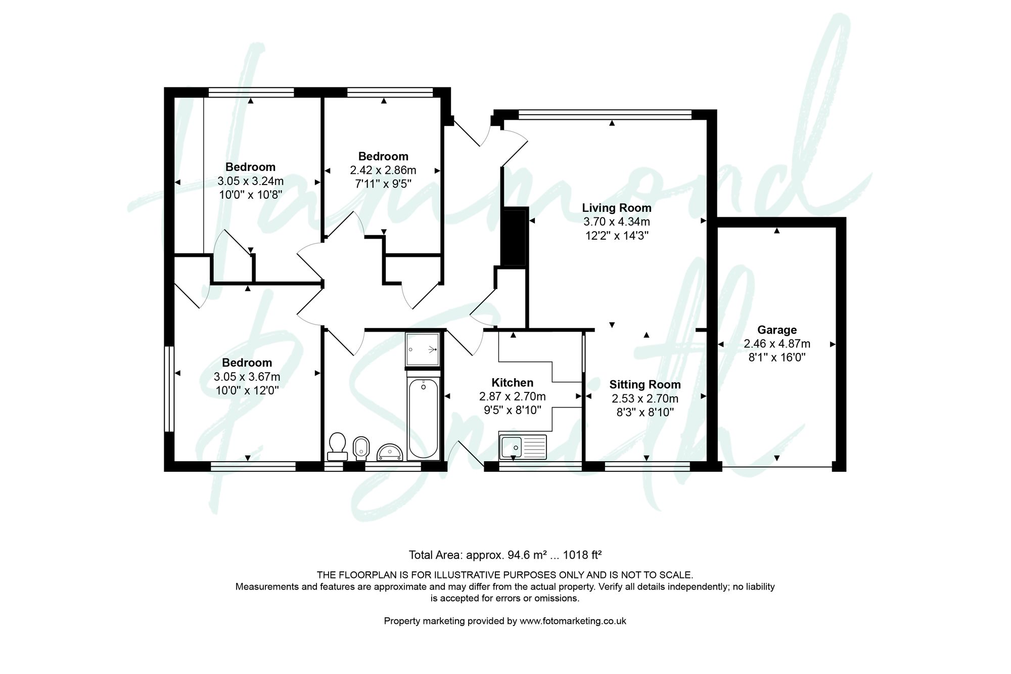 White Trees Hastingwood Road, Harlow floorplan