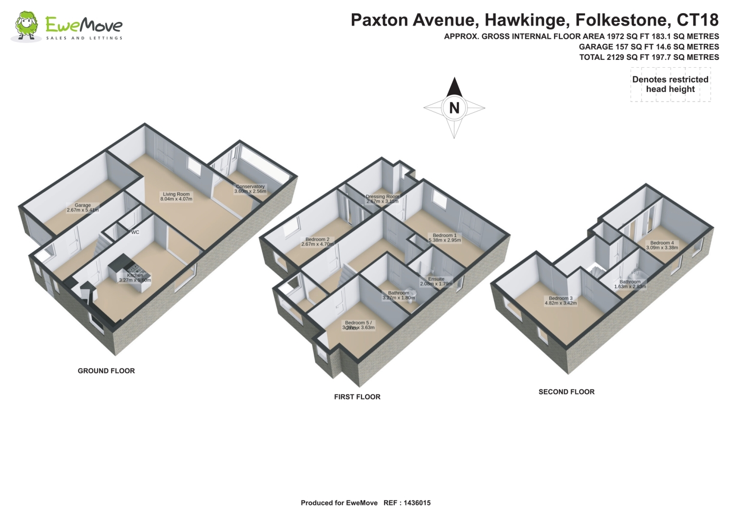 17, Paxton Avenue, Folkestone floorplan