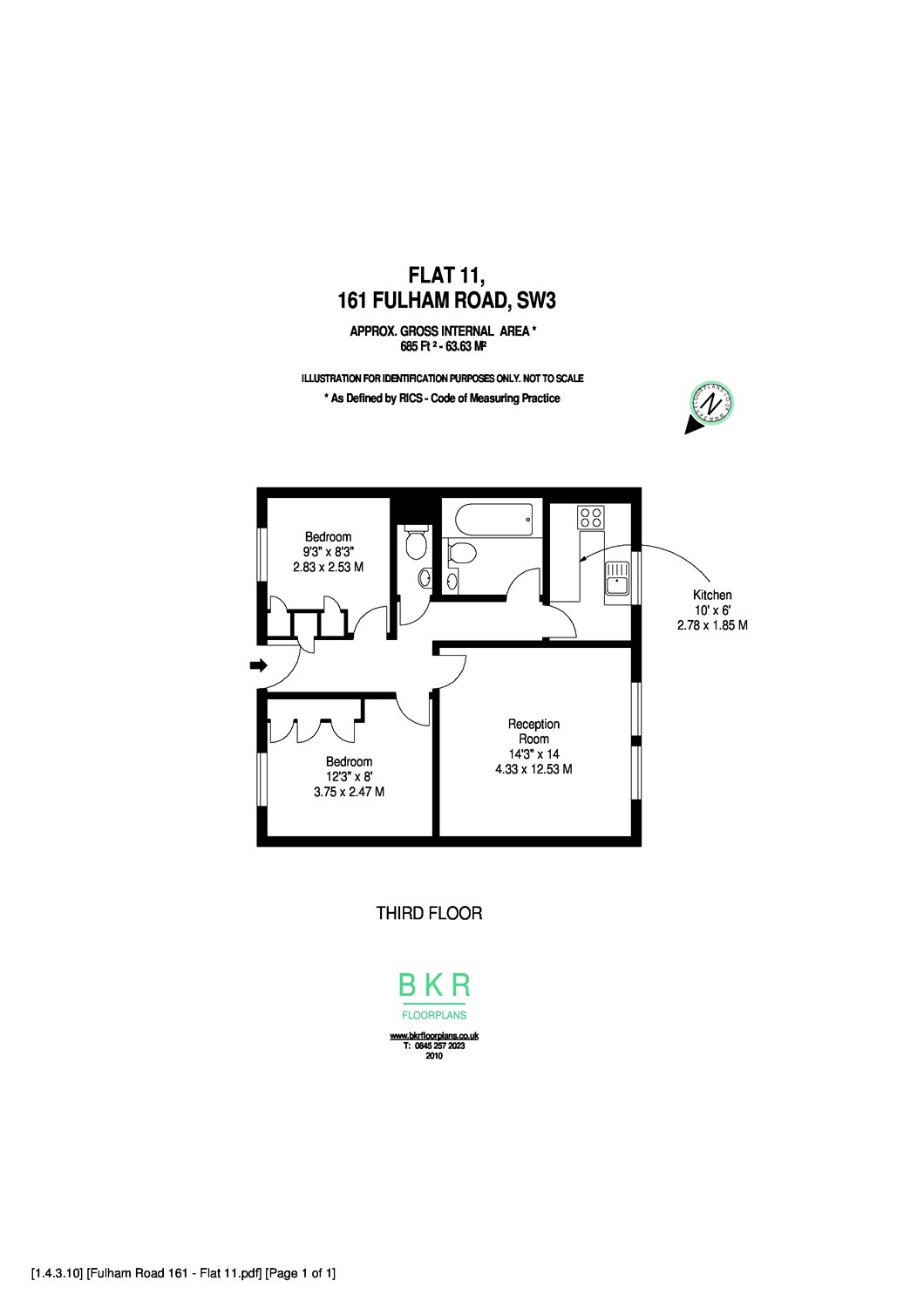 2 Bedrooms Flat to rent in Fulham Road, Chelsea, London SW3