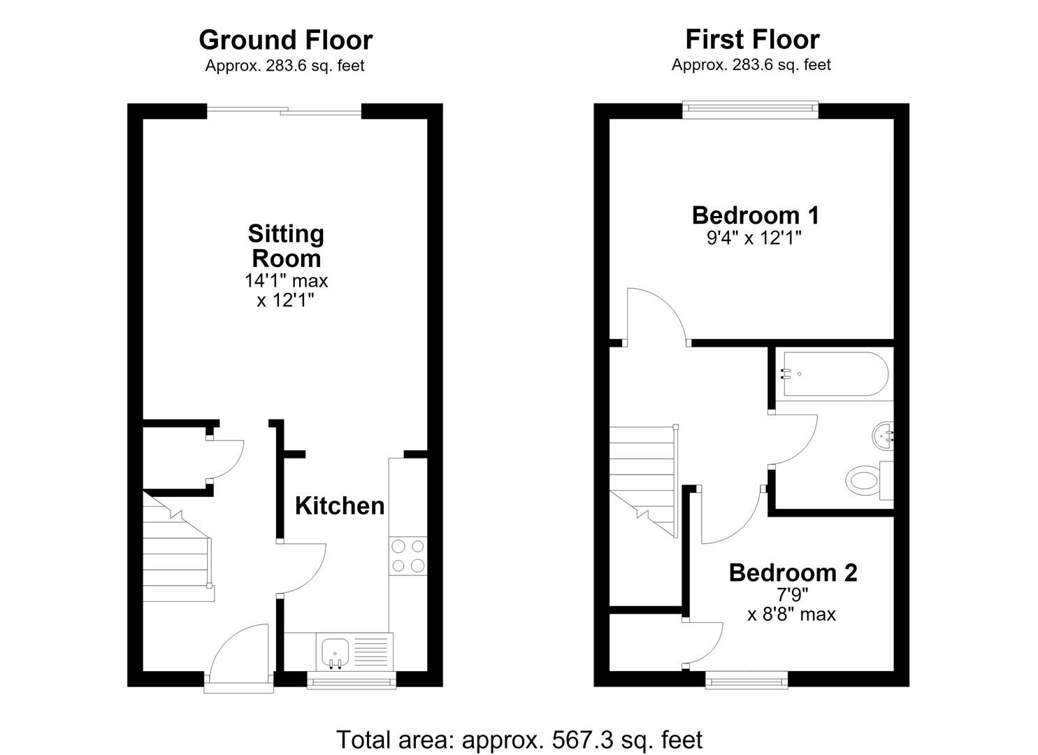 24, Waters Edge, Chippenham floorplan