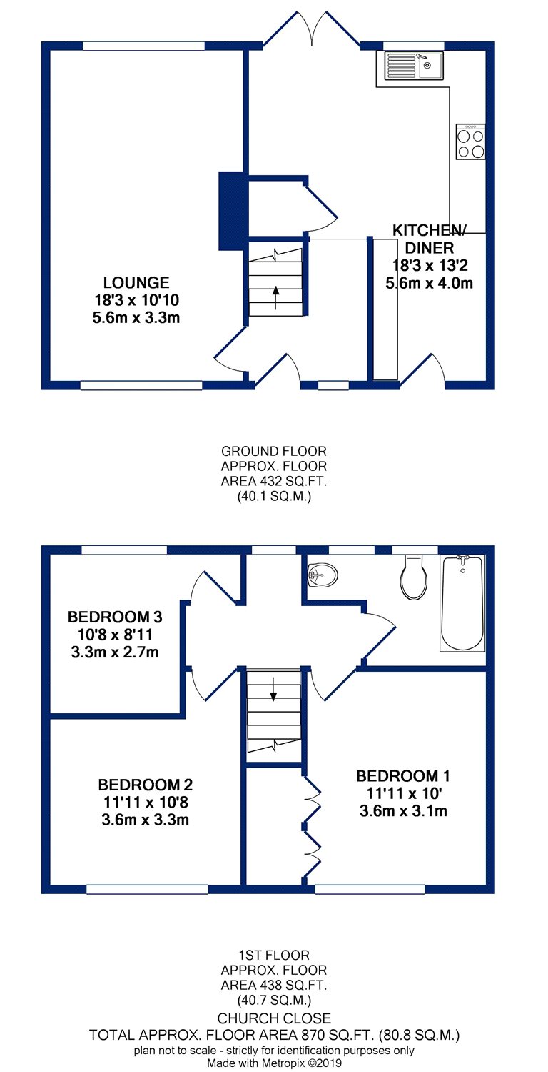 3 Bedrooms Terraced house for sale in Church Close, Pool In Wharfedale, Otley, West Yorkshire LS21