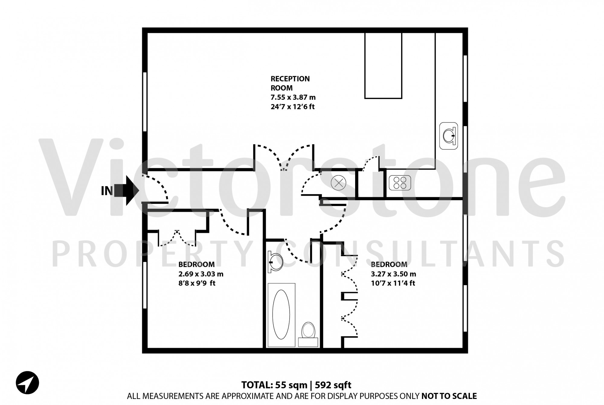 Hayfield Passage, Stepney Green, London E1, 2 bedroom flat to rent
