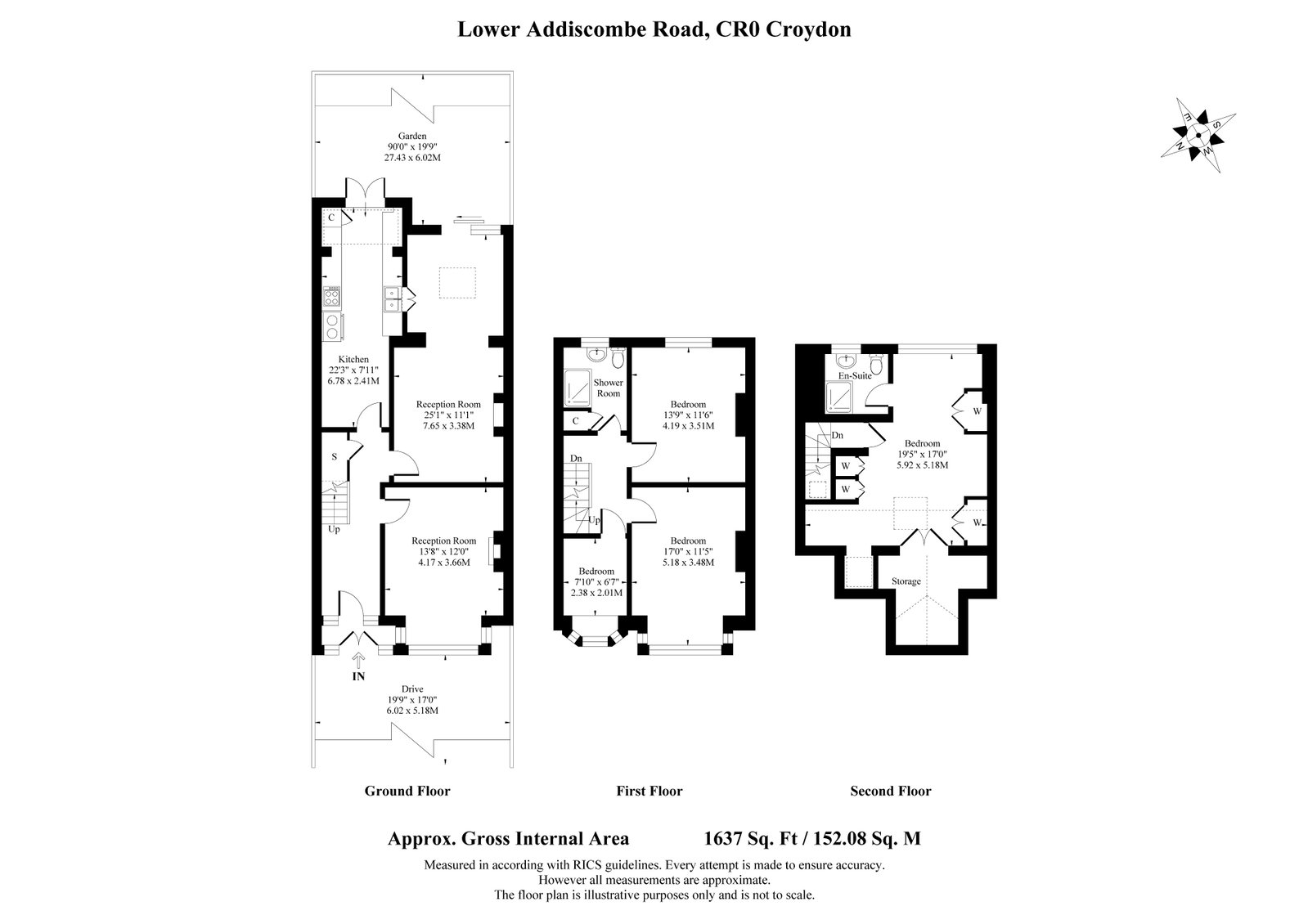 404, Lower Addiscombe Road, Croydon floorplan