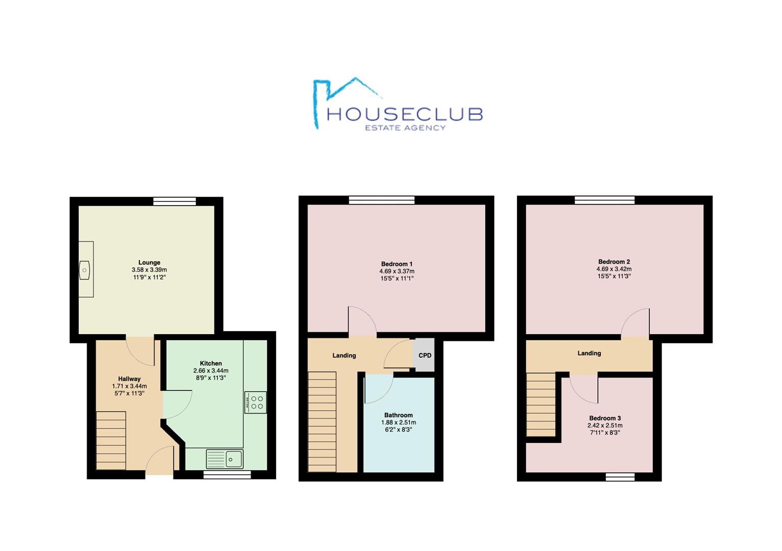 19B Corless Cottages, Lancaster floorplan