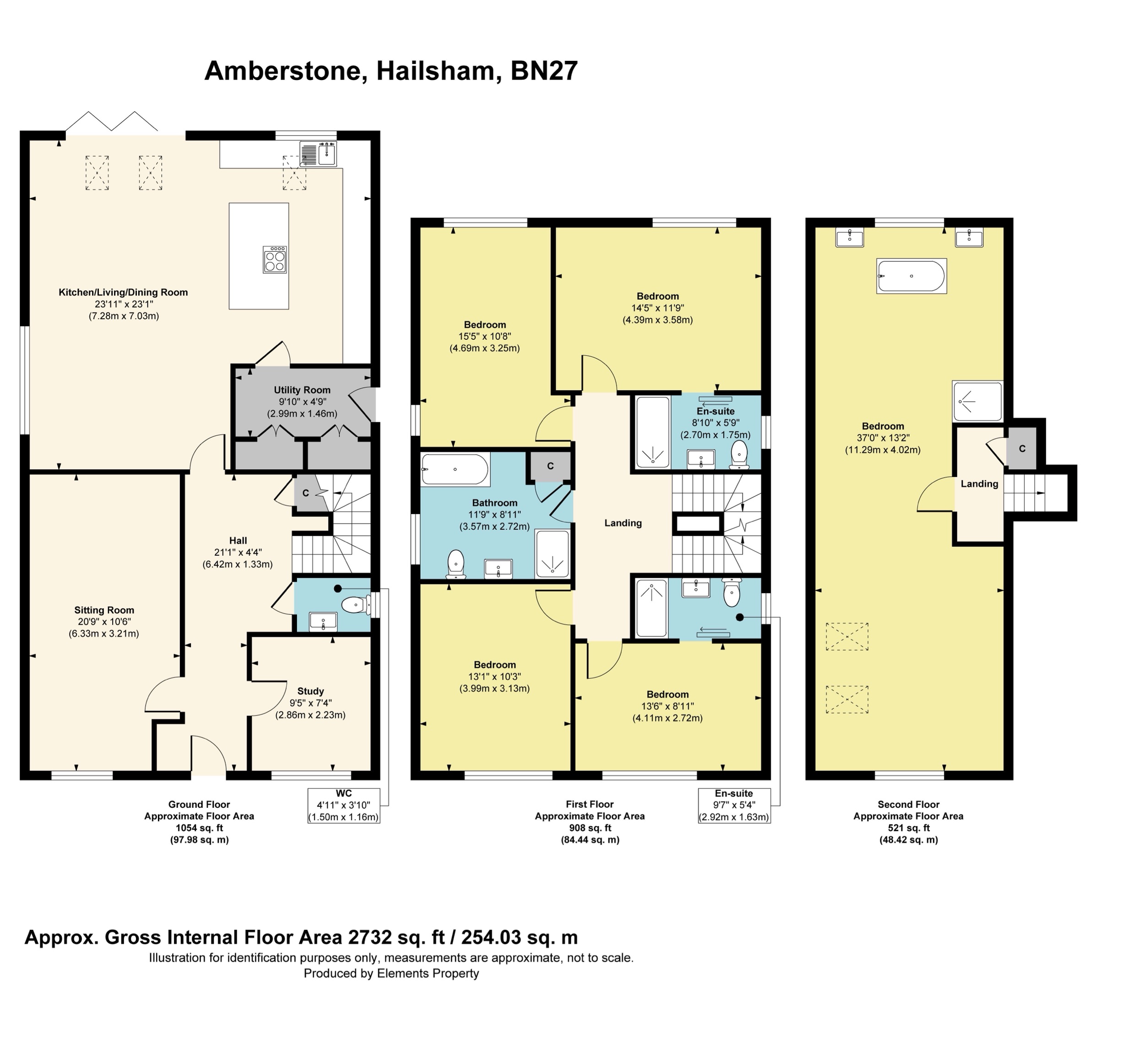 2 Sea View Cottages floorplan