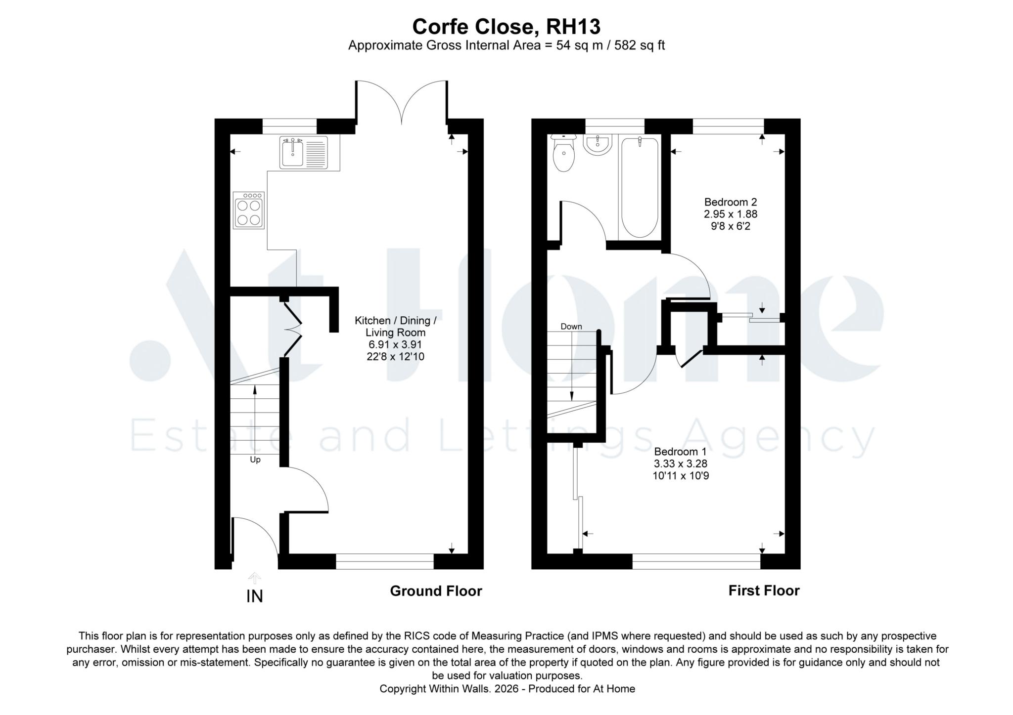 32, Corfe Close, Horsham floorplan