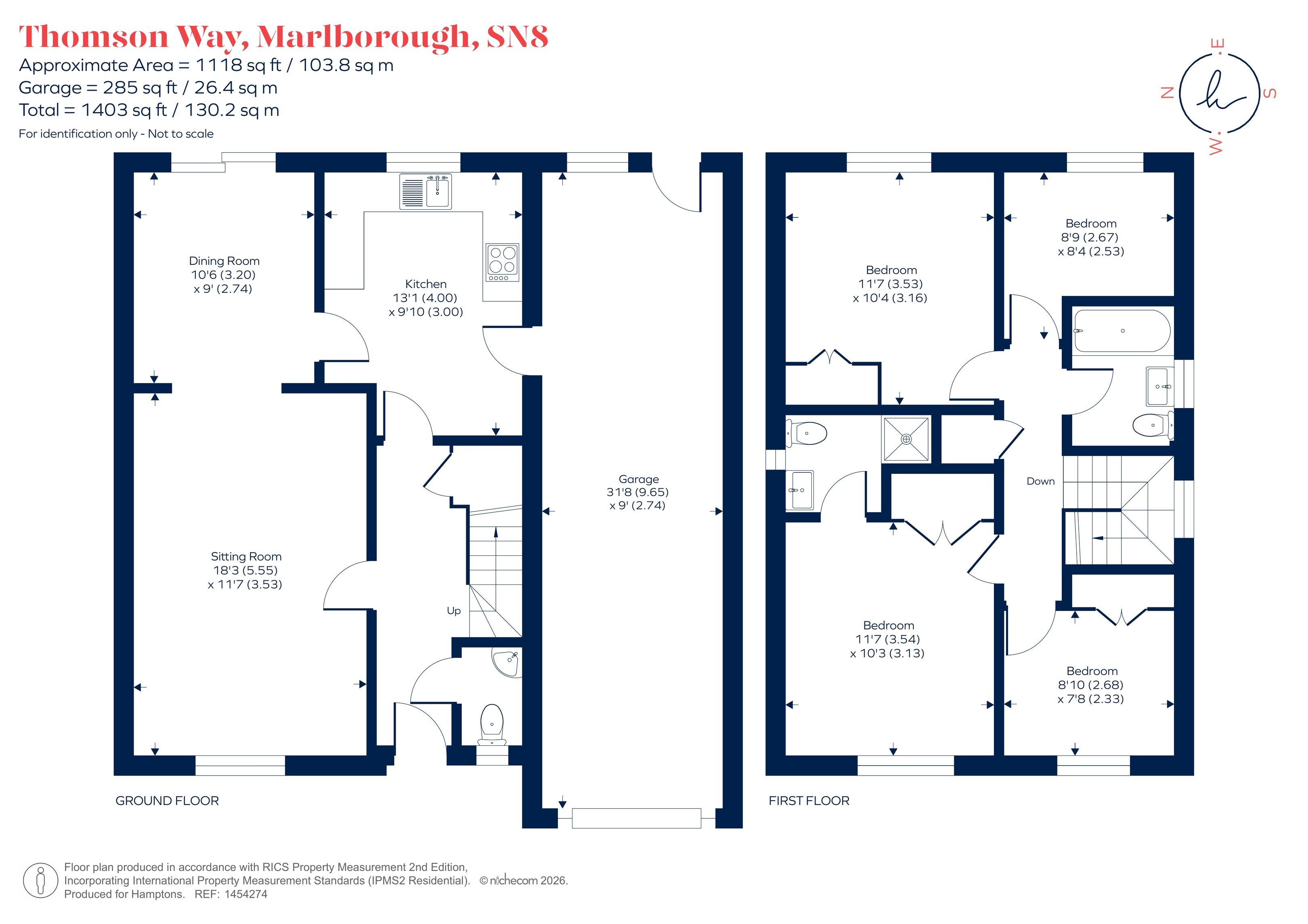 3, Thomson Way, Marlborough floorplan