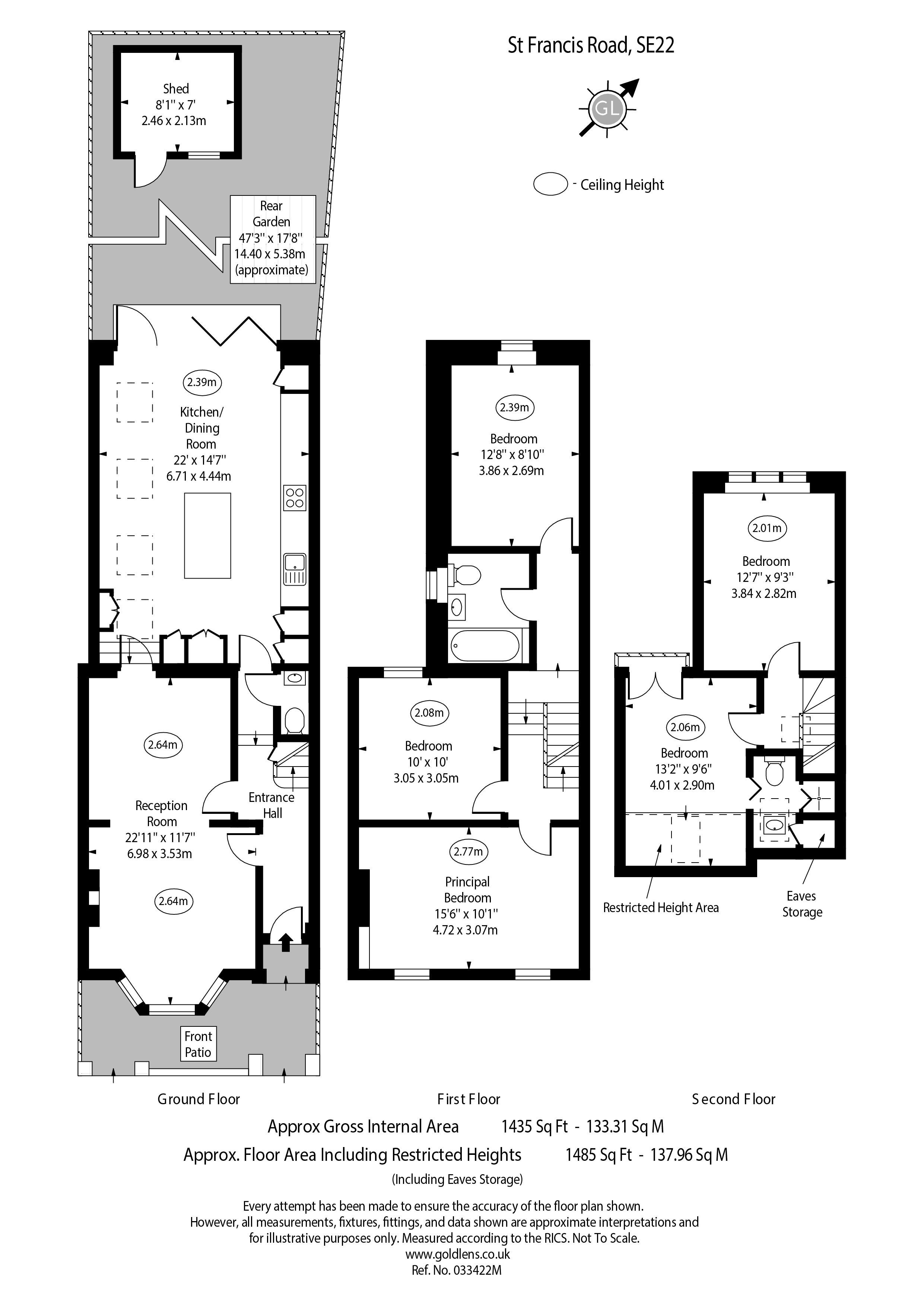 St. Francis Road, London floorplan