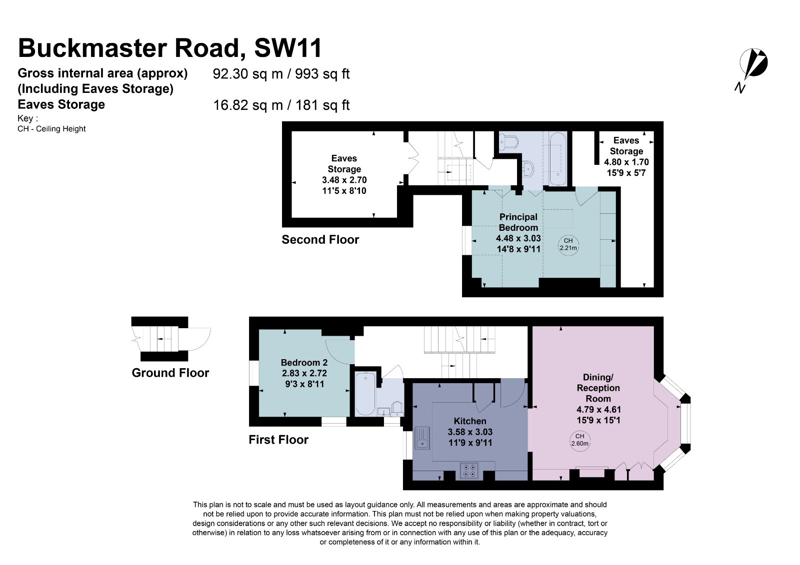 29B, Buckmaster Road, London floorplan