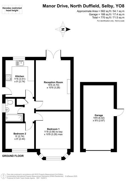37, Manor Drive, North Duffield floorplan