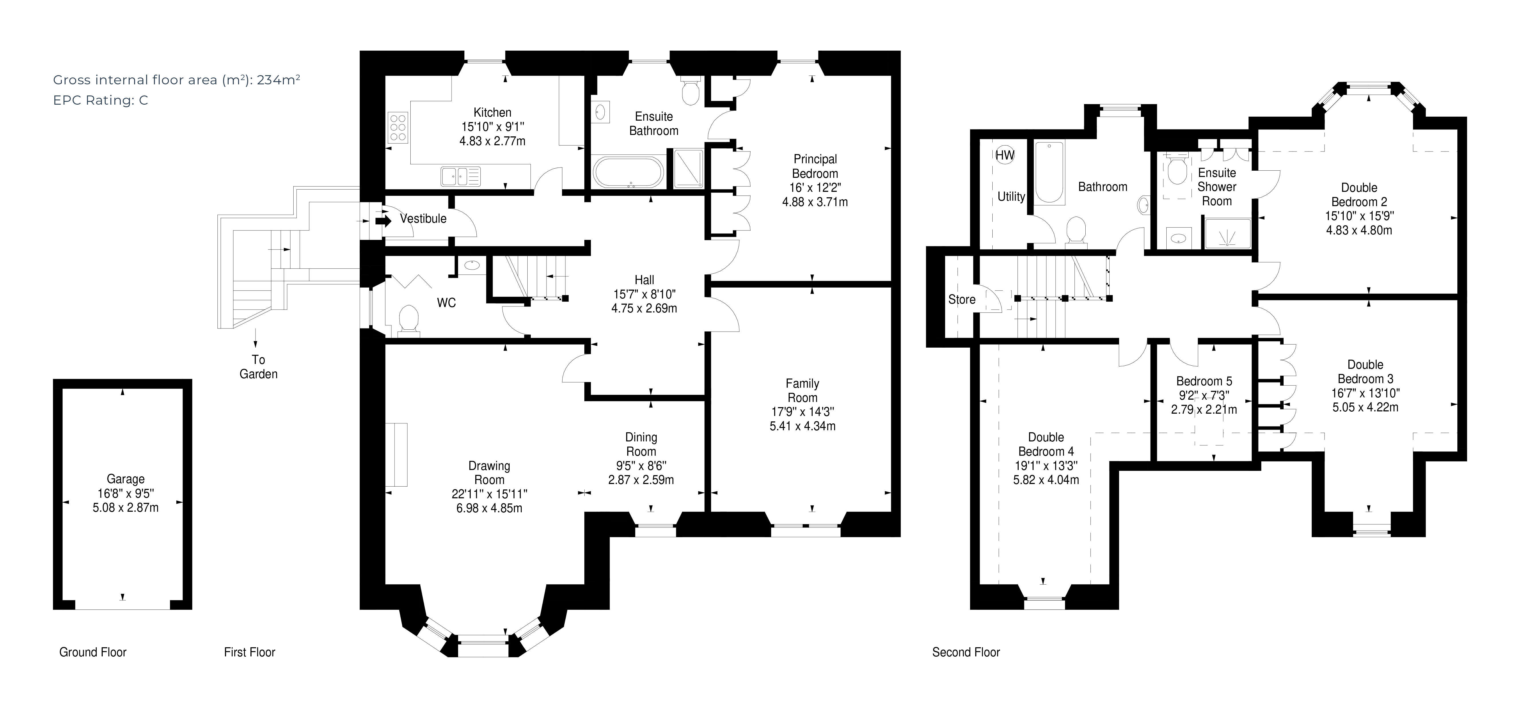 Zetland Place, Edinburgh floorplan