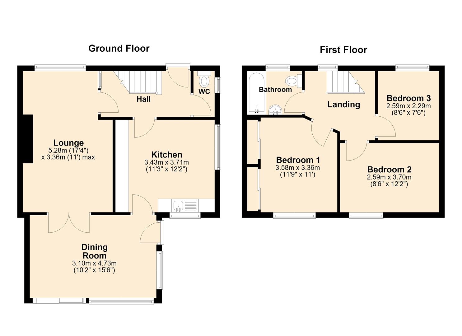 Whitworth Street, Hull floorplan