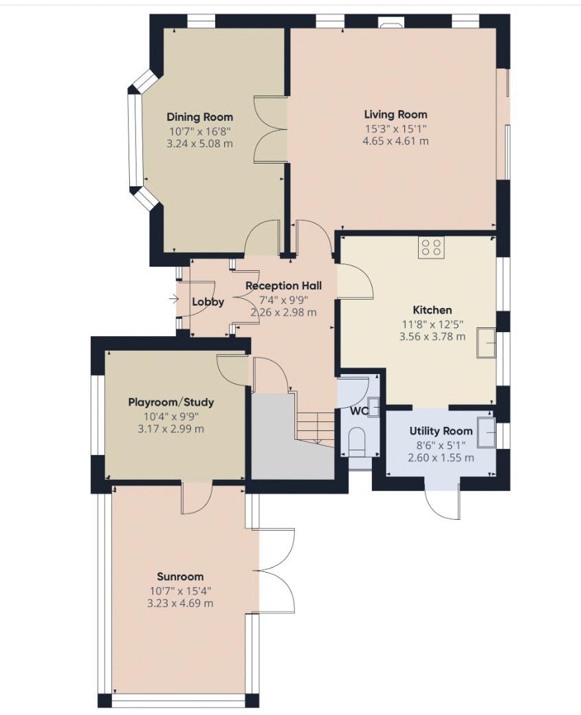 14, Saxons, Tadworth floorplan