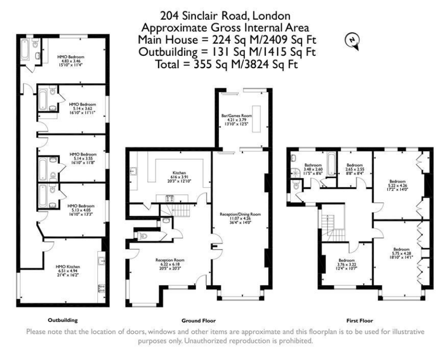 Sinclair Road, London E4, 8 bedroom detached house for sale 62190462
