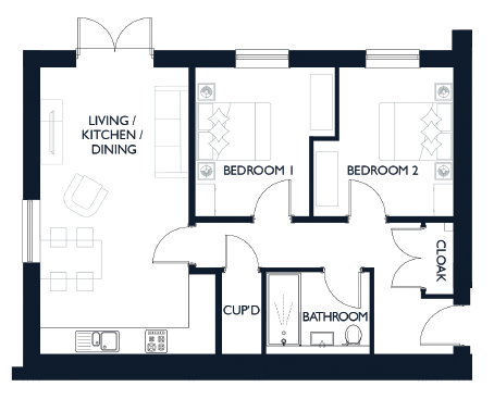 Plot 7 Goodmores,, Dinan Way, Devon floorplan