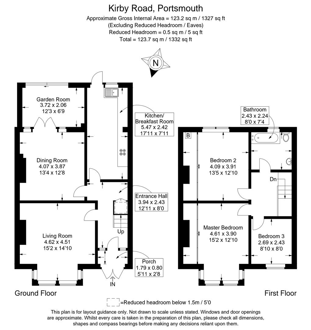 104, Kirby Road, Portsmouth floorplan