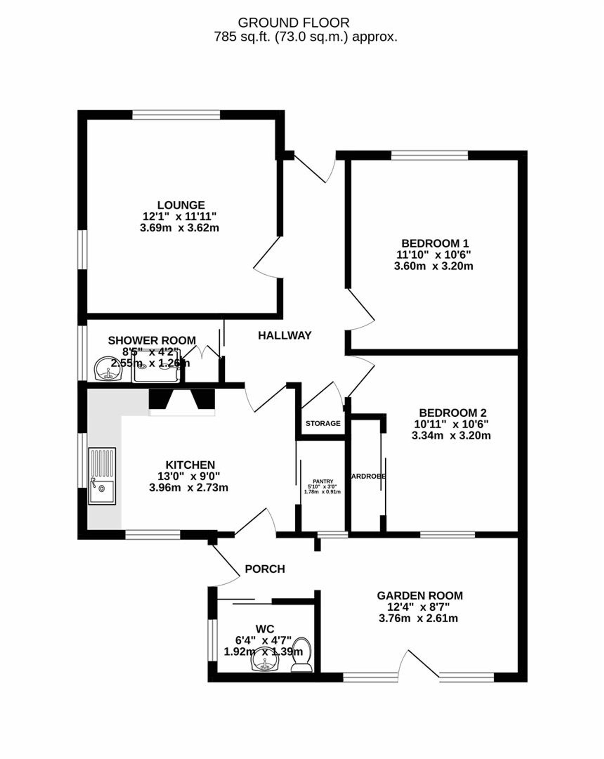 25 Chesterfield Road, Chesterfield floorplan
