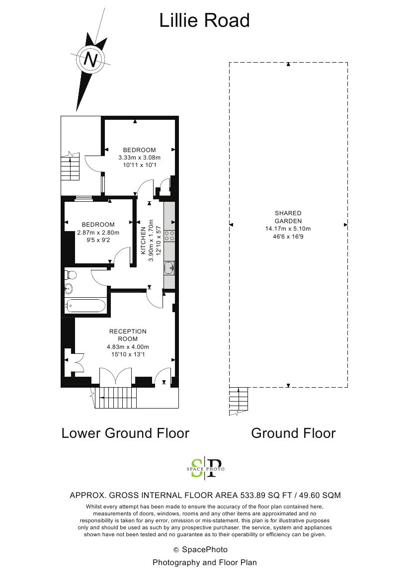 2 Bedrooms Flat for sale in Lillie Road, Fulham, London SW6