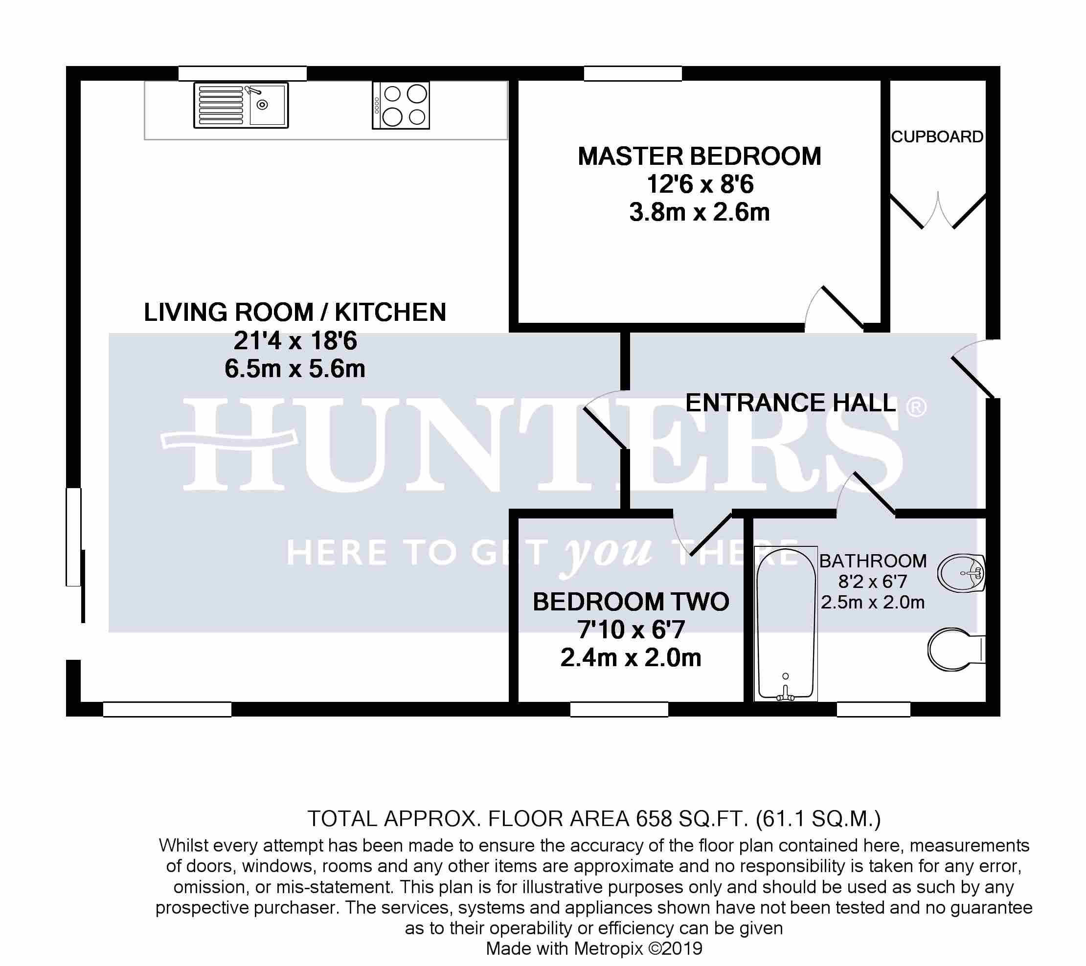 2 Bedrooms Flat to rent in Hartley Court, Cliffe Vale, Stoke-On-Trent ST4