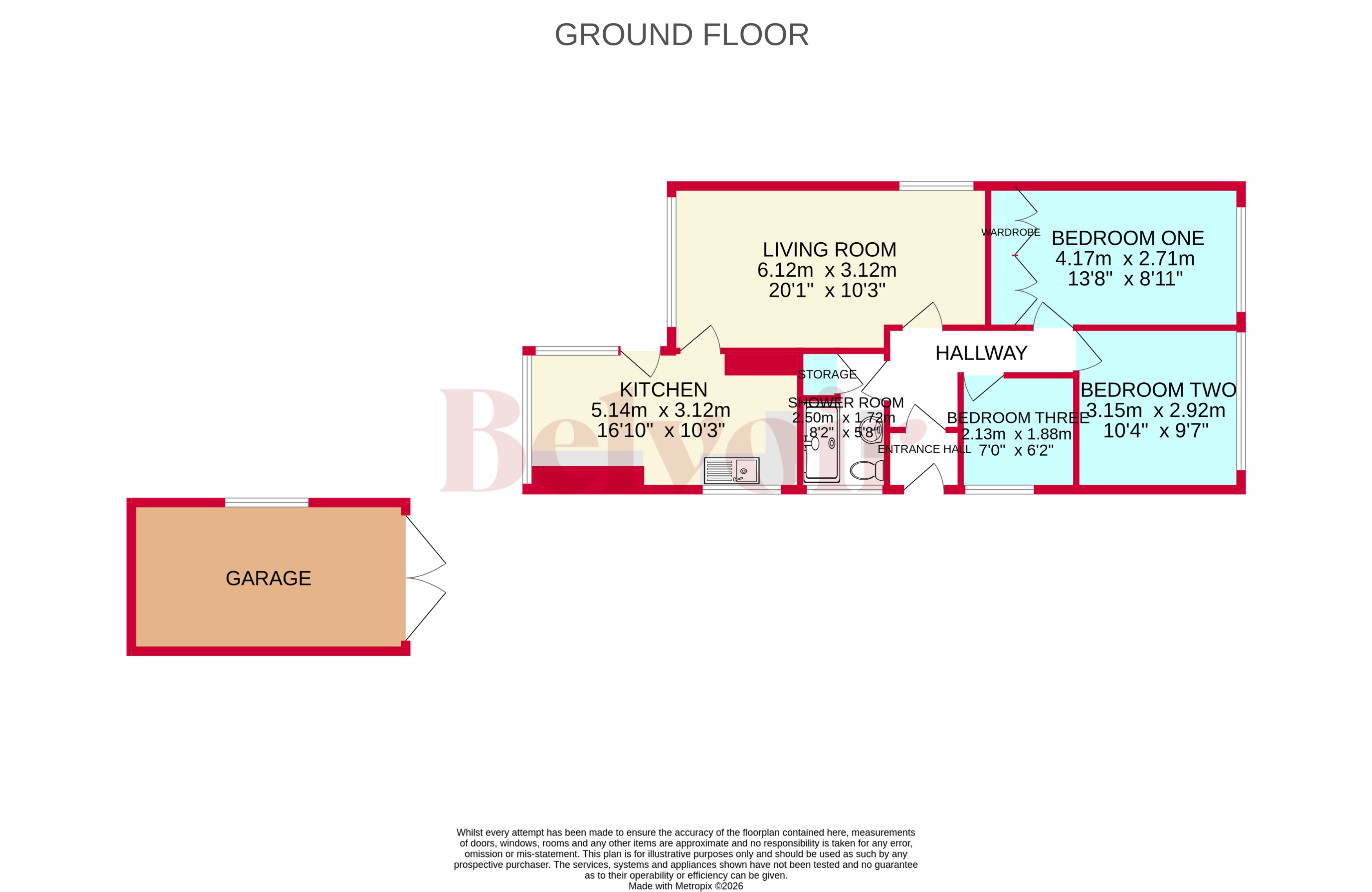 5, Tower View Road, Walsall floorplan