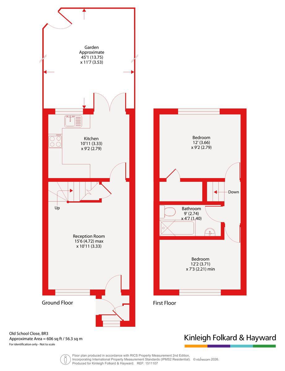 27, Old School Close, Beckenham floorplan