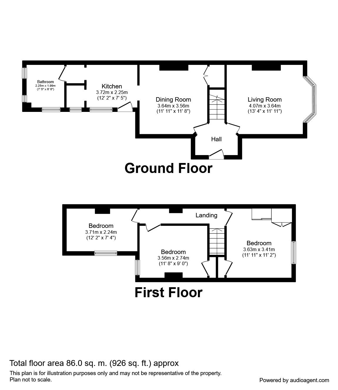 3 Bedrooms Flat to rent in Egmont Road, Surbiton KT6