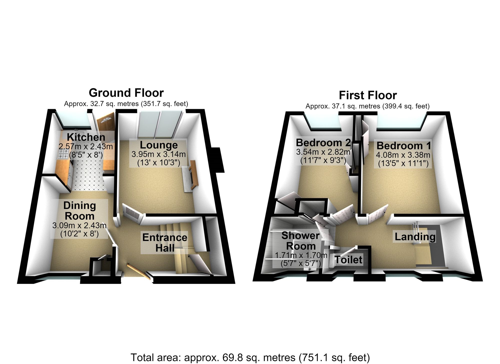 11 Central Avenue, Wellingborough floorplan