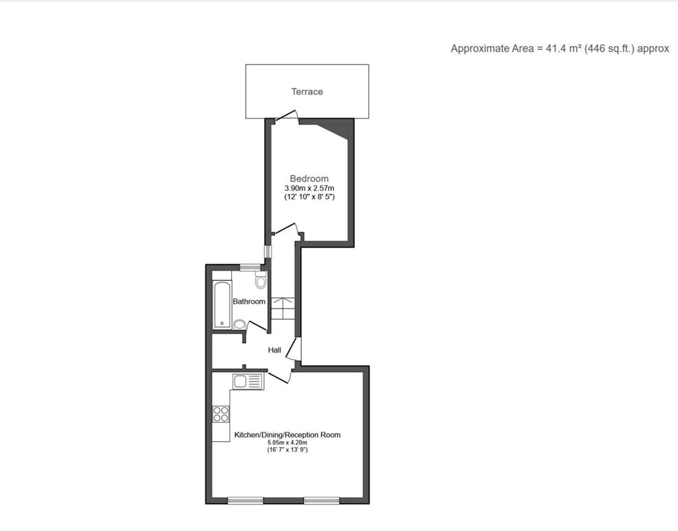 Second Floor Flat, Church Road, London floorplan