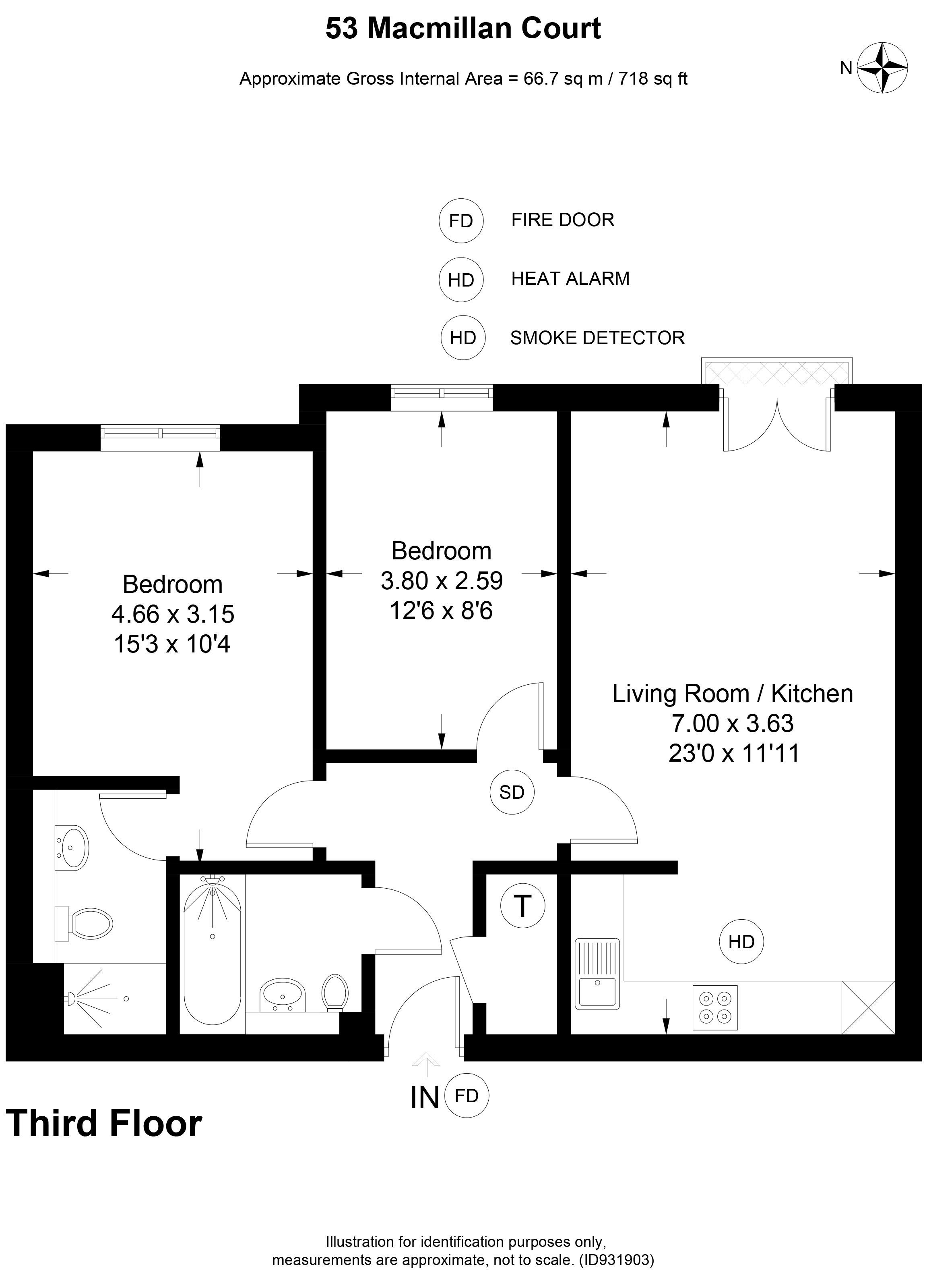 Macmillan Court, 309 Ruislip Road, Greenford UB6, 2 bedroom flat to