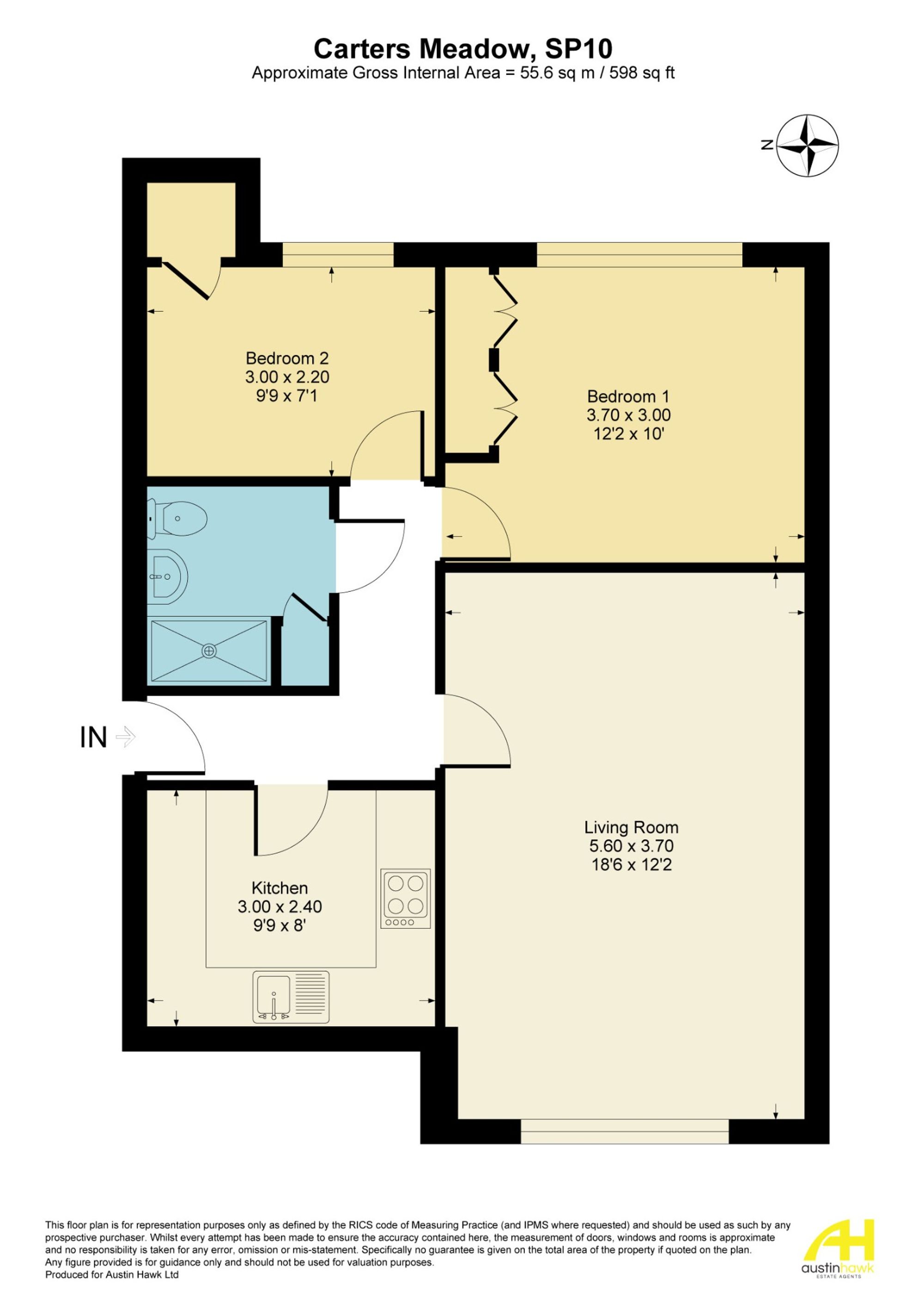 44 Carters Meadow, Andover floorplan