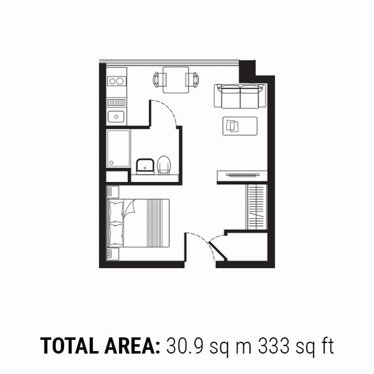 0 Bedrooms Studio to rent in Trinity Square, 23-59 Staines Road, Hounslow, Middlesex TW3