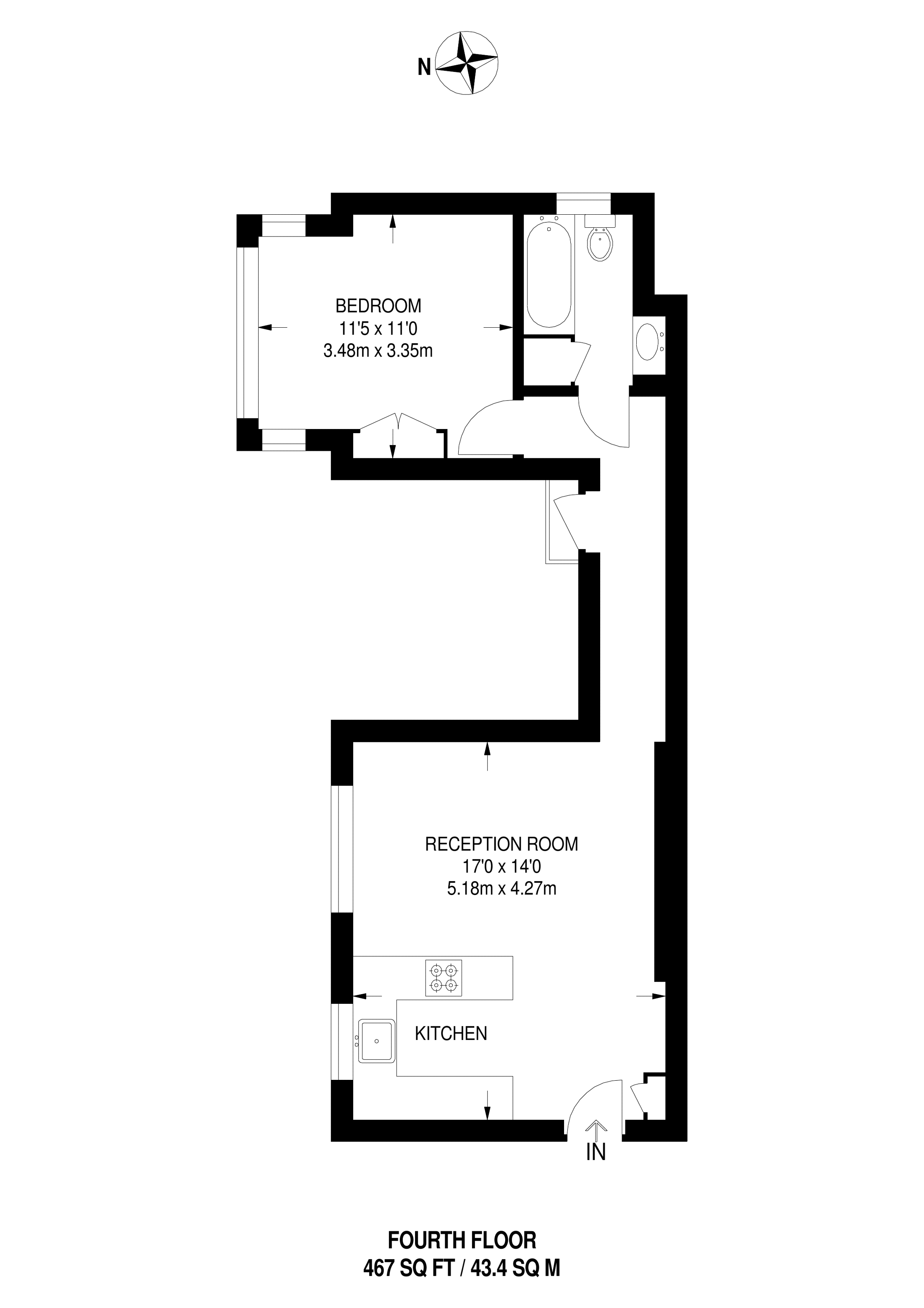 1 Bedrooms Flat to rent in The Avenue, Bedford Park W4