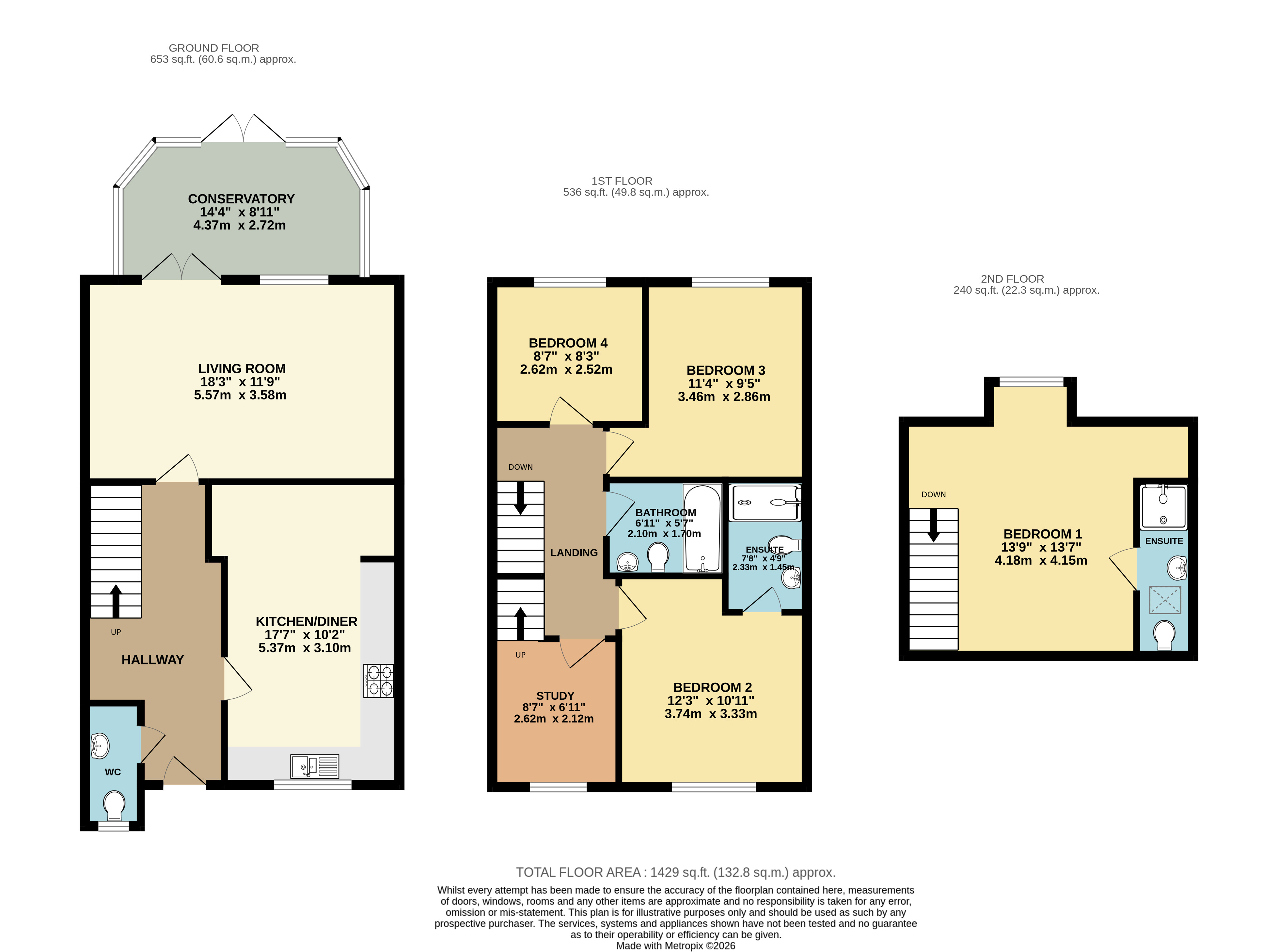 2, Sartoris Close, Warsash floorplan