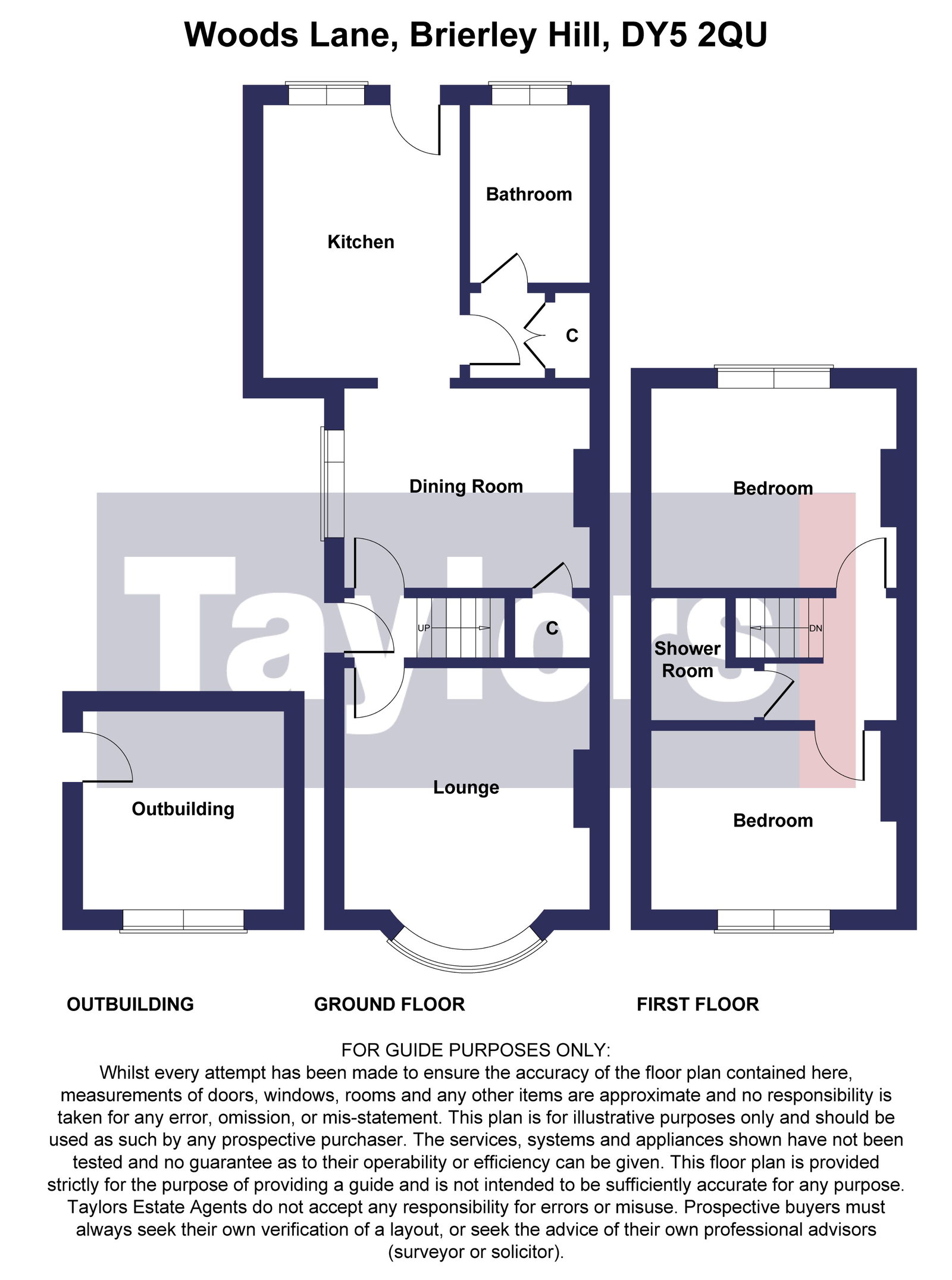 27, Woods Lane, Brierley Hill floorplan